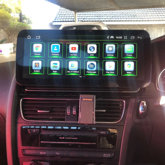 Crzcar free shipping for Audi A4 A5 RHD right hand drive Android 13 10.25'' 12.3'' 2009-2016 screen Quaclomm Snapdragon 8 core Wireless Apple CarPlay Android Auto