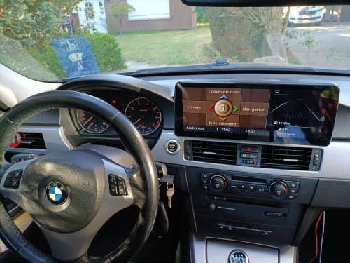 Crzcar free shipping 1920*720 quaclomm BMW 3 Series E92 CCC CIC OEM FIT REPLACEMENT 10.25″ 12.3'' Android Touch Screen Built-in Wireless Apple CarPlay Android Auto