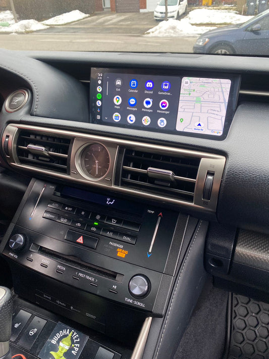 Crzcar free shipping 1920*720 10.25″ Quaclomm 665 8 CORE Android Touch Screen LEXUS IS RC 2013-2020 Apple CarPlay Android Auto