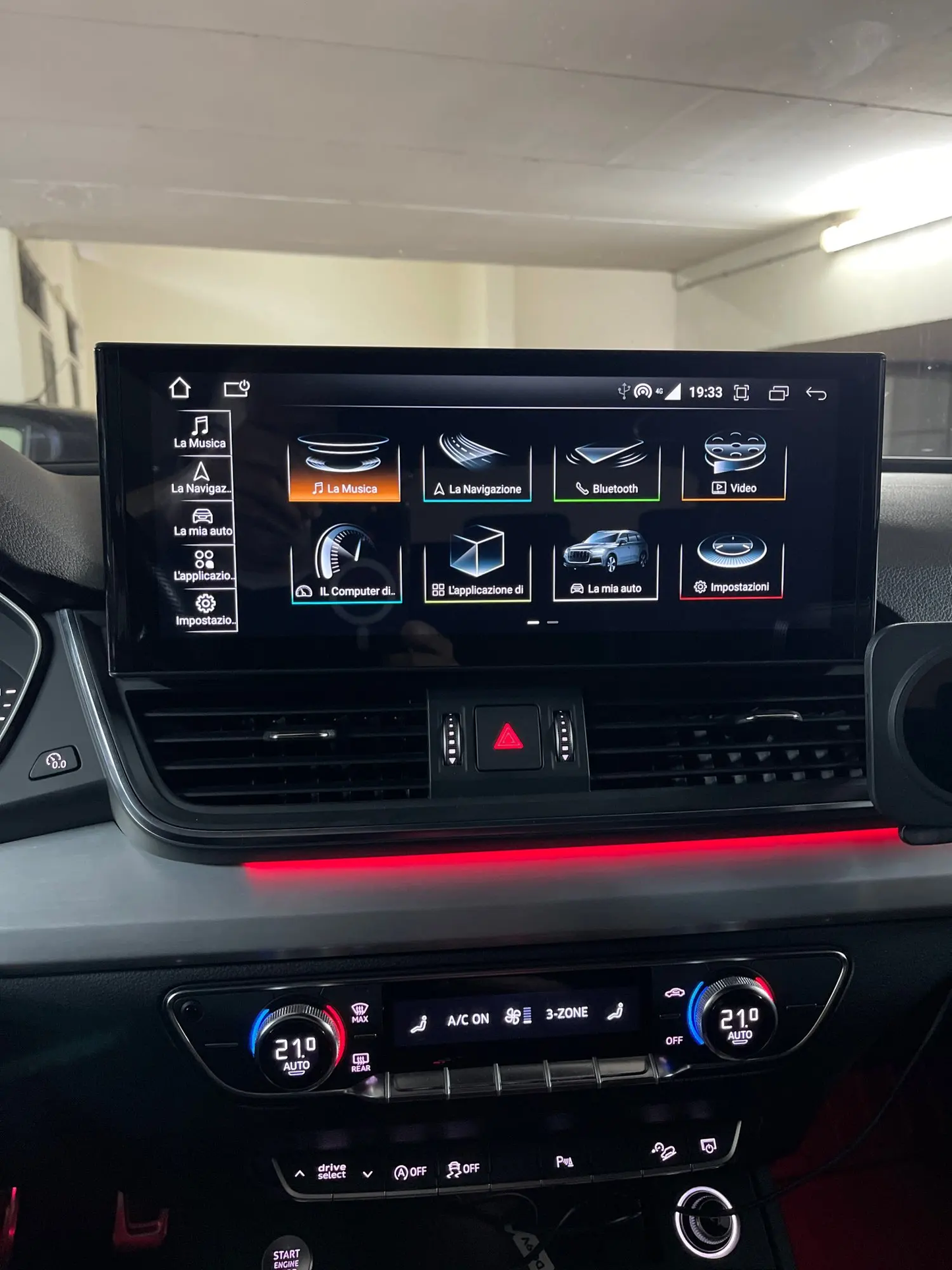 Crzcar free shipping for Audi A4 A5 B9 Android 13 12.3'' screen Quaclomm Snapdragon 8 core Wireless Apple CarPlay Android Auto