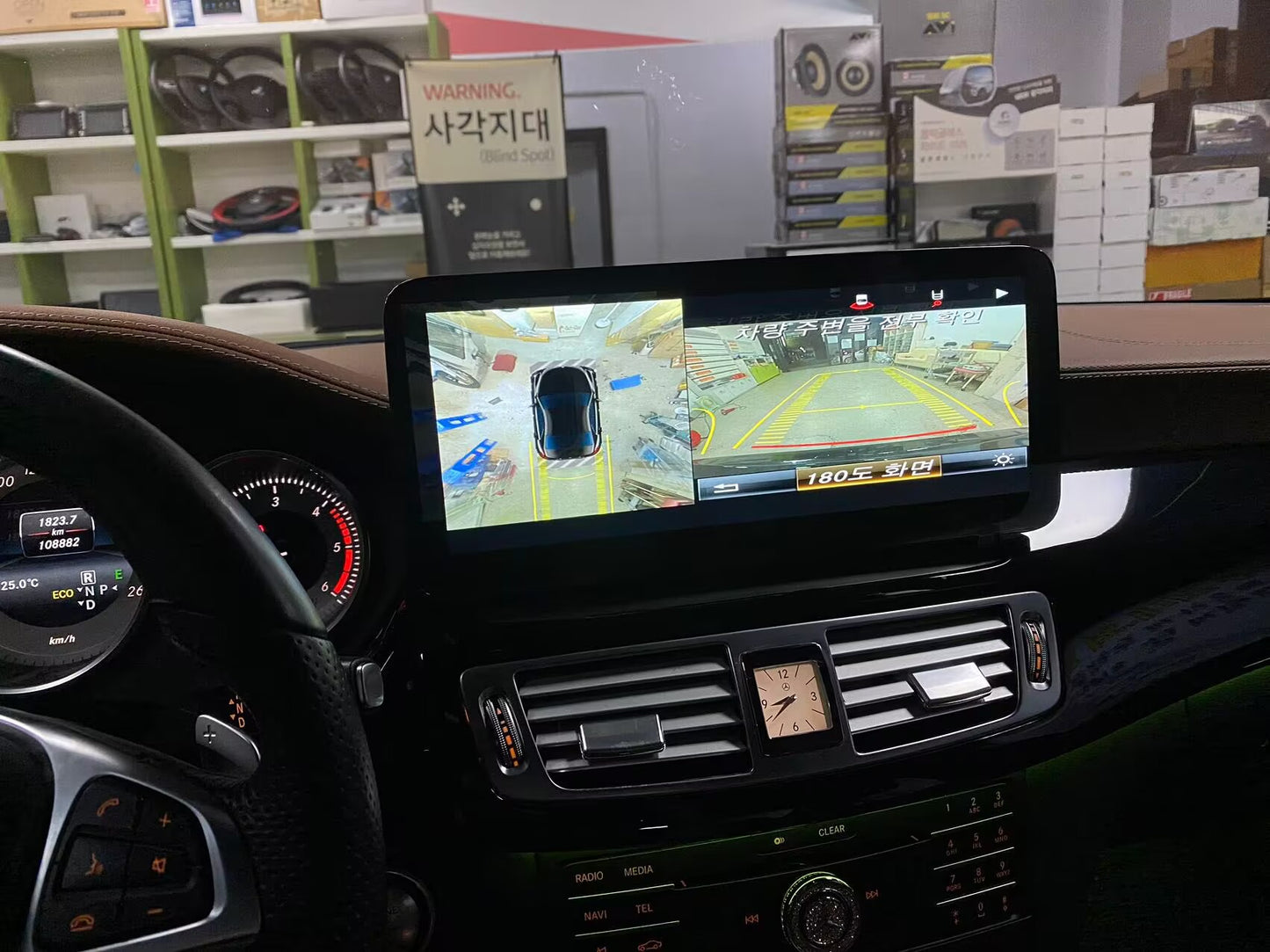 Crzcar free shipping 1920*720 Mercedes Benz CLS class W218 NTG4.5 2013-2014 10.25″ 12.3'' Android Touch Screen Built-in Wireless Apple CarPlay  Android Auto