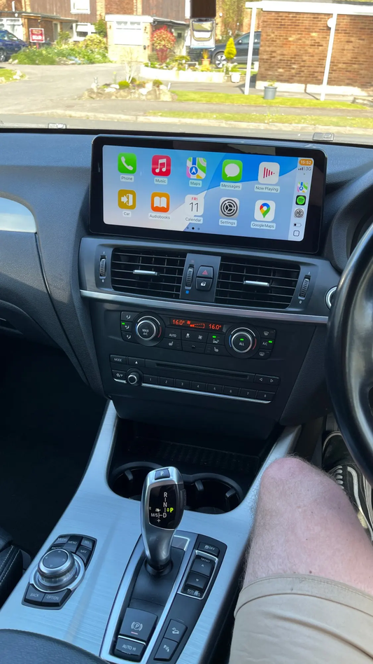 Crzcar free shipping 1920*720 quaclomm BMW X3 X4 F25 F26 CIC NBT EVO OEM FIT REPLACEMENT 10.25″ 12.3'' Android Touch Screen Built-in Wireless Apple CarPlay Android Auto