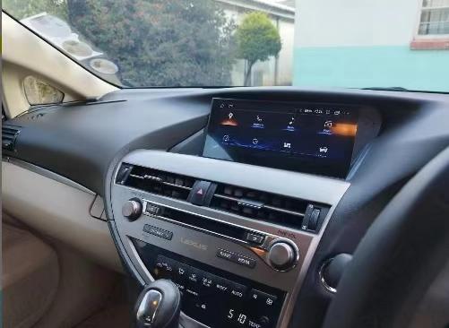 Crzcar free shipping 1920*720 10.25″ RHD Right hand drive Quaclomm Snapdragon Android Touch Screen for LEXUS RX 2009 2010 2011 2012 2013 2014 OEM FIT REPLACEMENT Built-in Wireless Apple CarPlay  Android Auto