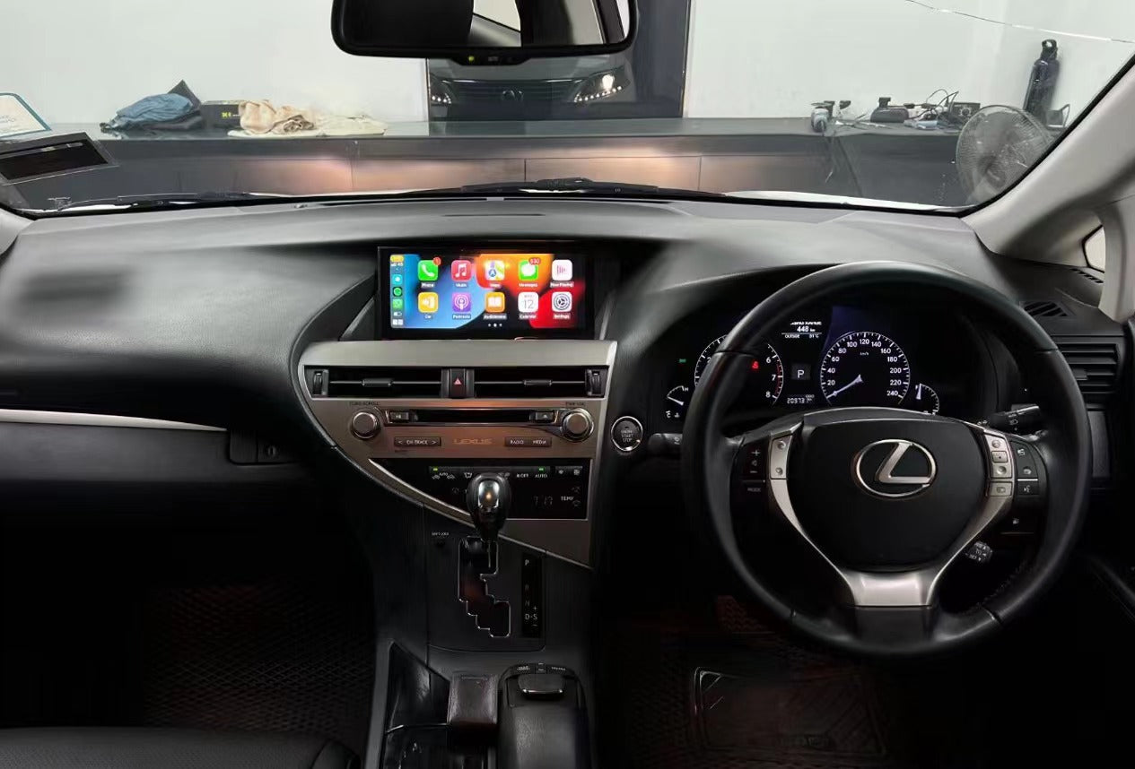 Crzcar free shipping 1920*720 10.25″ RHD Right hand drive Quaclomm Snapdragon Android Touch Screen for LEXUS RX 2009 2010 2011 2012 2013 2014 OEM FIT REPLACEMENT Built-in Wireless Apple CarPlay  Android Auto