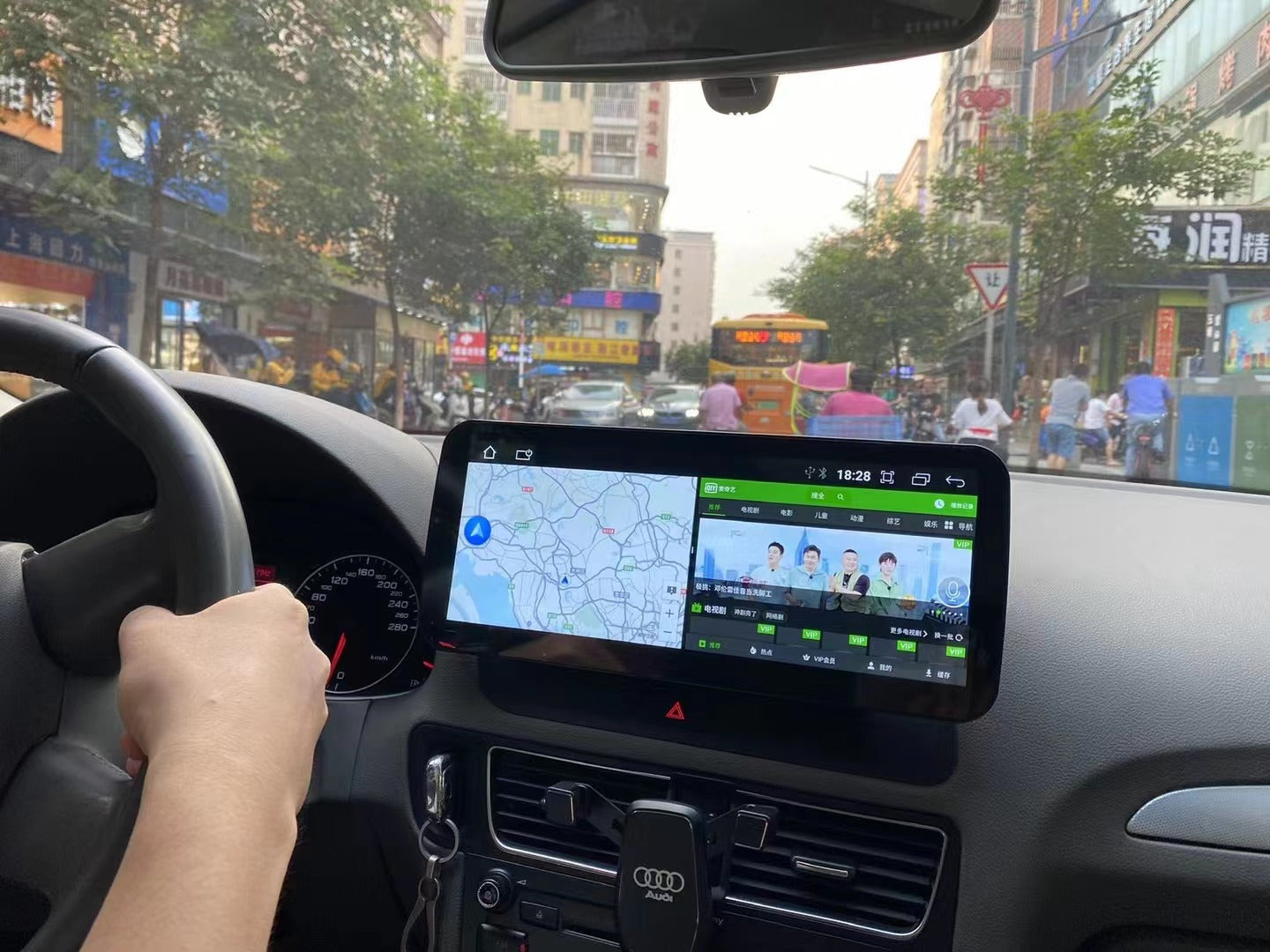 Crzcar free shipping for Audi Q5 Android 13 10.25'' 12.3'' 2009-2016 screen Quaclomm Snapdragon 8 core Wireless Apple CarPlay Android Auto