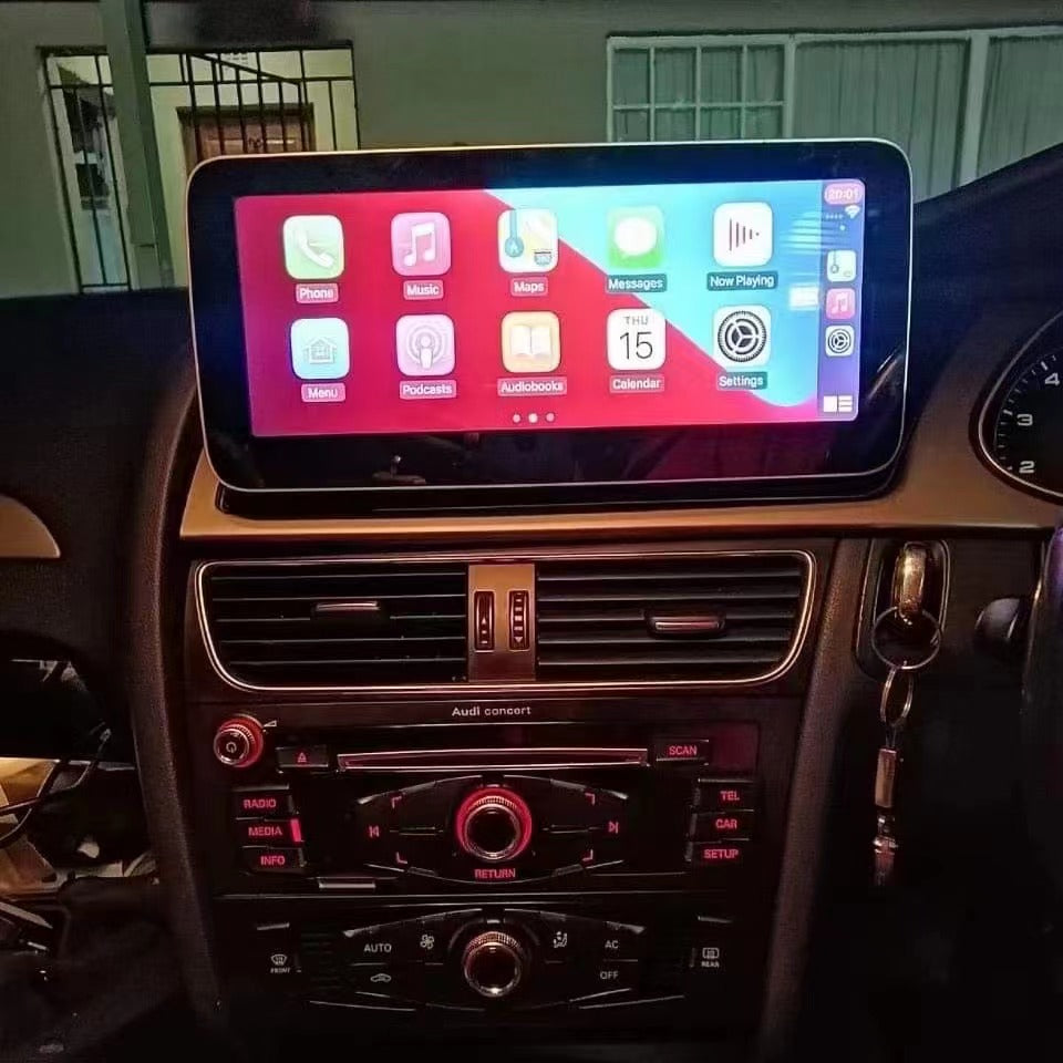 Crzcar free shipping for Audi A4 A5 RHD right hand drive Android 13 10.25'' 12.3'' 2009-2016 screen Quaclomm Snapdragon 8 core Wireless Apple CarPlay Android Auto