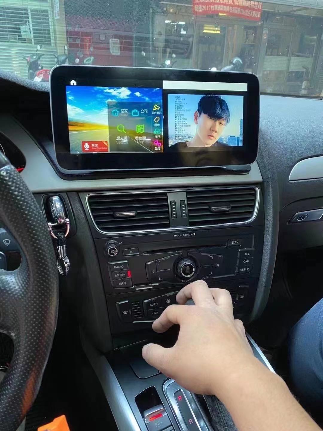 Crzcar free shipping for Audi A4 A5 Android 13 10.25'' 12.3'' 2009-2016 screen Quaclomm Snapdragon 8 core Wireless Apple CarPlay Android Auto