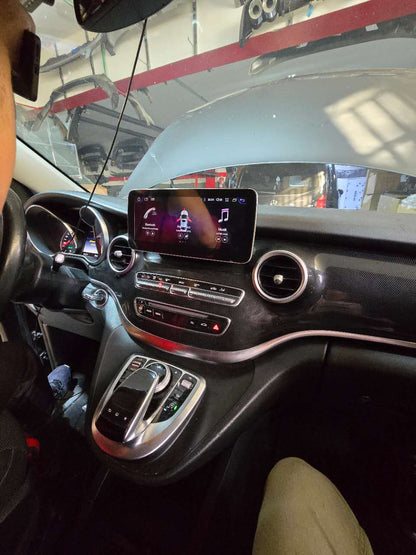 Crzcar free shipping 1920*720 Mercedes Benz V class X Class GLC NTG5.0 10.25″ 12.3'' Android Touch Screen Built-in Wireless Apple CarPlay  Android Auto