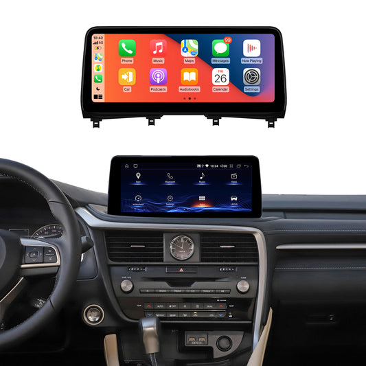 Crzcar free shipping 1920*720 12.3″ Android Touch Screen for LEXUS RX 2016 2017 2018 2019 OEM FIT REPLACEMENT Built-in Wireless Apple CarPlay Android Auto