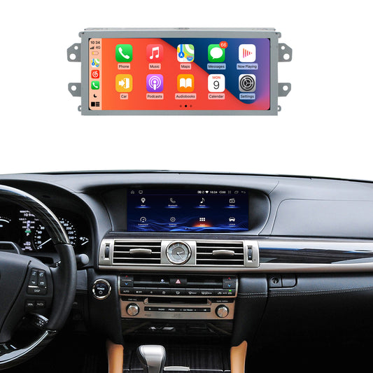 Crzcar free shipping 1920*720 12.3″ quaclomm Android Touch Screen for LEXUS LS 2013 2014 2015 2016 2017 2018 2019 2020 OEM FIT REPLACEMENT| GPS | WIFI | BT | Built-in Wireless Apple CarPlay  Android Auto