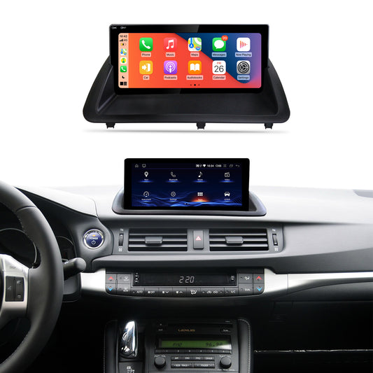 Crzcar free shipping 1920*720 10.25'' Android Touch Screen for LEXUS CT 2012 2013 2014 2015 2016 2017 2018 2019  Wireless Apple CarPlay  Android Auto