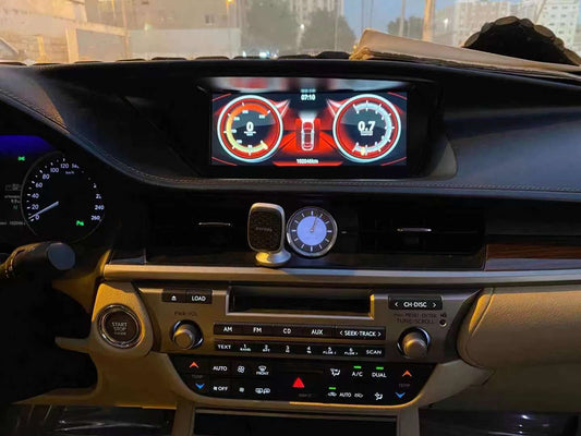 Crzcar free shipping 1920*720 10.25'' RHD Right hand drive Android Touch Screen for LEXUS ES 2013 2014 2015 2016 2017 2018 2019 OEM FIT REPLACEMENT Built-in Wireless Apple CarPlay  Android Auto