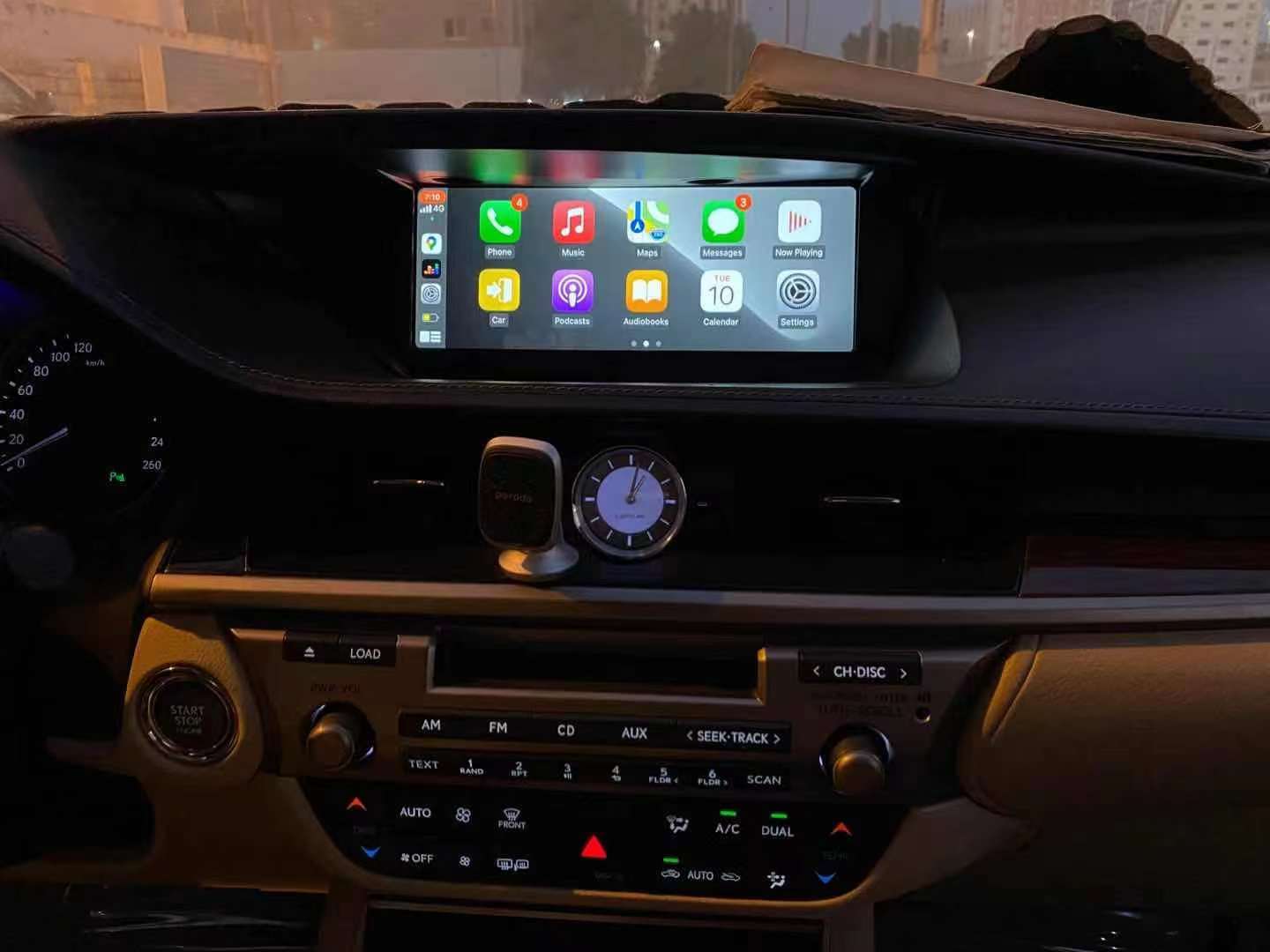 Crzcar free shipping 1920*720 10.25'' Android Touch Screen for LEXUS ES 2013 2014 2015 2016 2017 2018 2019 OEM FIT REPLACEMENT Built-in Wireless Apple CarPlay  Android Auto