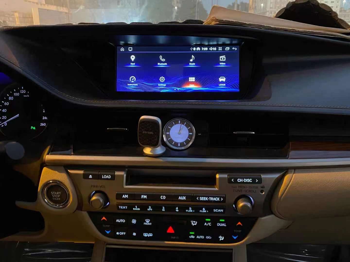 Crzcar free shipping 1920*720 10.25'' Android Touch Screen for LEXUS ES 2013 2014 2015 2016 2017 2018 2019 OEM FIT REPLACEMENT Built-in Wireless Apple CarPlay  Android Auto