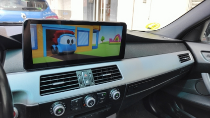 Crzcar free shipping 1920*720 quaclomm BMW 5 Series E60 CCC CIC OEM FIT REPLACEMENT 10.25″ 12.3'' Android Touch Screen Built-in Wireless Apple CarPlay Android Auto