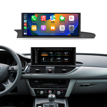 Crzcar free shipping for Audi A6 Android 13 12.3'' 2012-2019 screen Quaclomm Snapdragon 8 core Wireless Apple CarPlay Android Auto