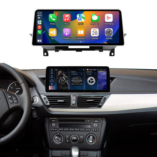 Crzcar free shipping 1920*720 quaclomm BMW X1 E84 NON CIC OEM FIT REPLACEMENT 10.25″ 12.3'' Android Touch Screen Built-in Wireless Apple CarPlay Android Auto