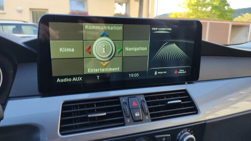 Crzcar free shipping 1920*720 quaclomm BMW 5 Series E60 CCC CIC OEM FIT REPLACEMENT 10.25″ 12.3'' Android Touch Screen Built-in Wireless Apple CarPlay Android Auto