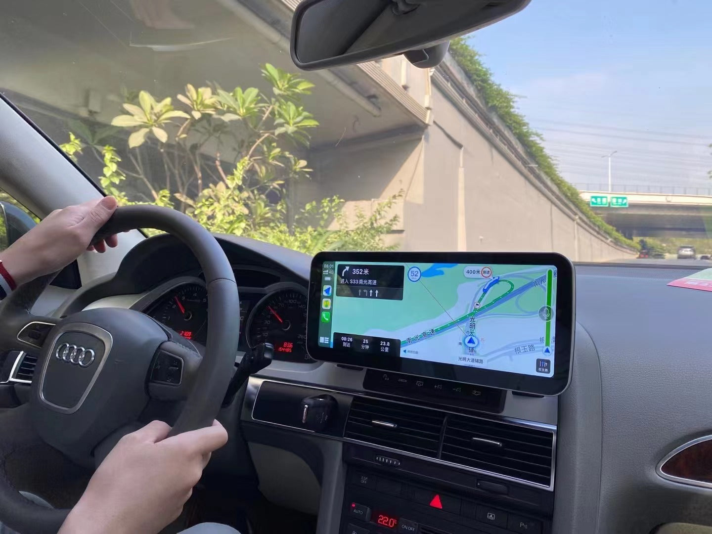 Crzcar free shipping for Audi A6 Android 13 10.25'' 12.3'' 2005-2011 screen Quaclomm Snapdragon 8 core Wireless Apple CarPlay Android Auto