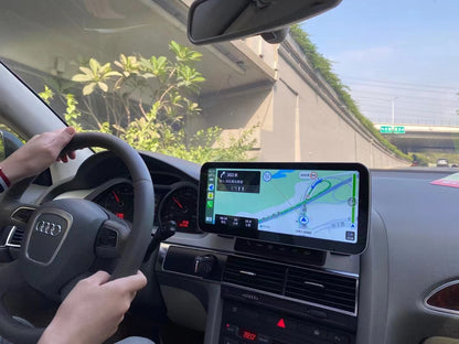 Crzcar free shipping for Audi A6 Android 13 10.25'' 12.3'' 2005-2011 screen Quaclomm Snapdragon 8 core Wireless Apple CarPlay Android Auto