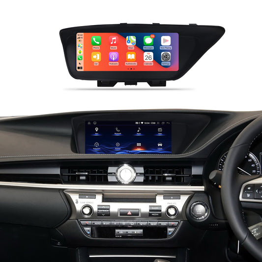 Crzcar free shipping 1920*720 10.25'' RHD Right hand drive Android Touch Screen for LEXUS ES 2013 2014 2015 2016 2017 2018 2019 OEM FIT REPLACEMENT Built-in Wireless Apple CarPlay  Android Auto