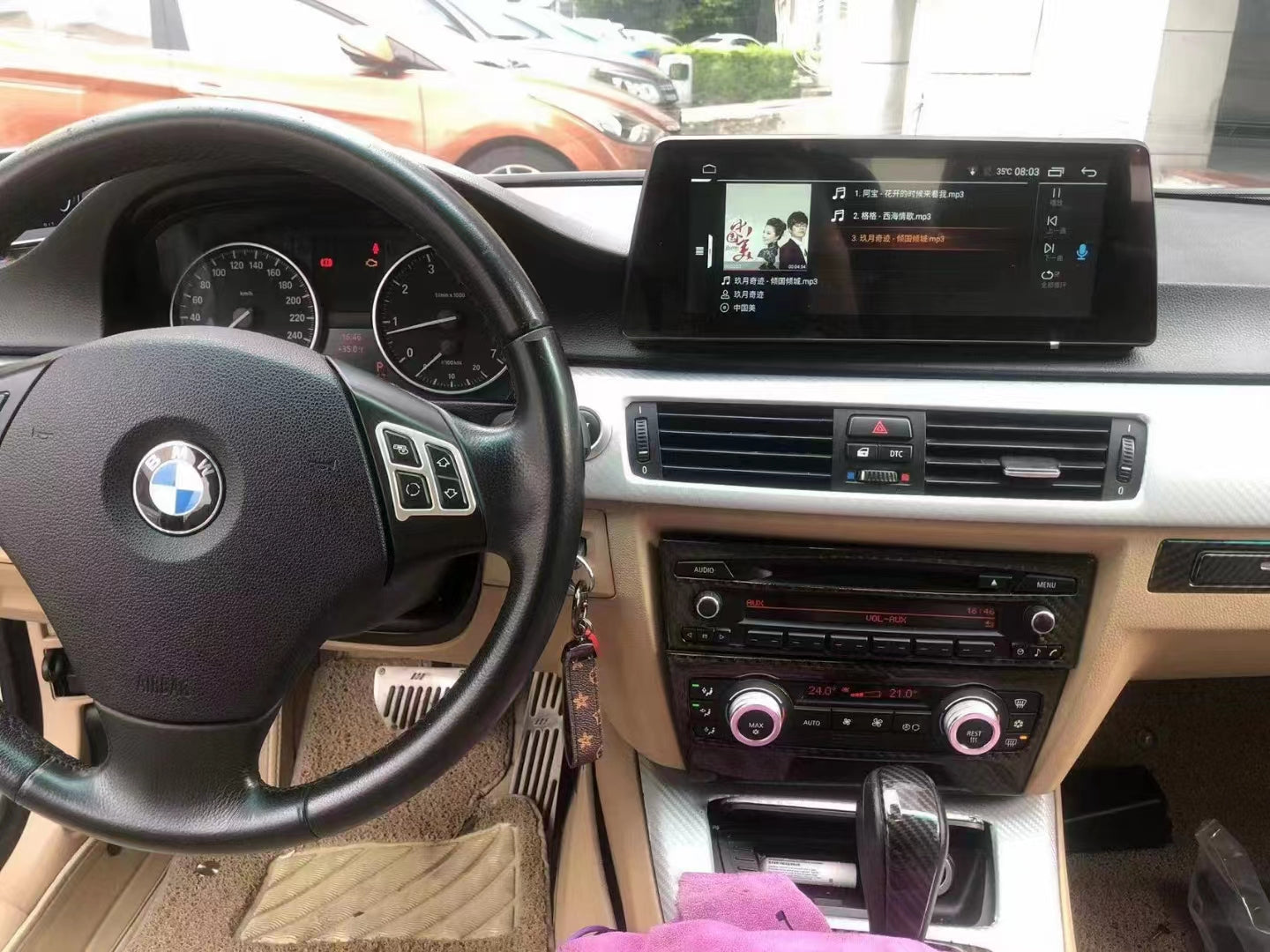 Crzcar free shipping 1920*720 quaclomm BMW 3 Series E90 E91 E92 E93 NON OEM FIT REPLACEMENT 10.25″ 12.3'' Android Touch Screen Built-in Wireless Apple CarPlay Android Auto