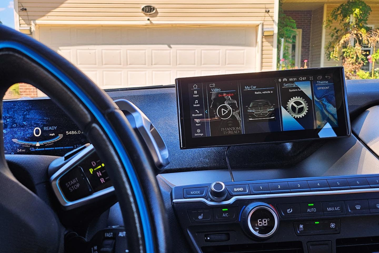 Crzcar free shipping 1920*720 BMW i3 OEM FIT REPLACEMENT 10.25″  Quaclomm snapdragon Android Touch Screen Wireless Apple CarPlay  Android Auto