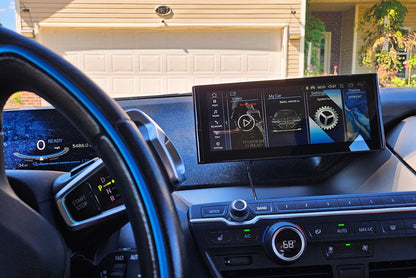 Crzcar free shipping 1920*720 BMW i3 OEM FIT REPLACEMENT 10.25″  Quaclomm snapdragon Android Touch Screen Wireless Apple CarPlay  Android Auto