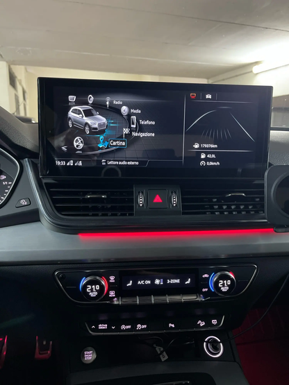 Crzcar free shipping for Audi A4 A5 B9 Android 13 12.3'' screen Quaclomm Snapdragon 8 core Wireless Apple CarPlay Android Auto