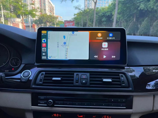 Crzcar free shipping 1920*720 quaclomm BMW 5 Series F10 CIC NBT OEM FIT REPLACEMENT 10.25″ 12.3'' Android Touch Screen Built-in Wireless Apple CarPlay Android Auto