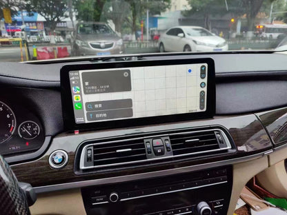 Crzcar free shipping linux screen for BMW 5 Series F10 CIC NBT 10.25″ 12.3'' Touch Screen Built-in Wireless Apple CarPlay Android Auto