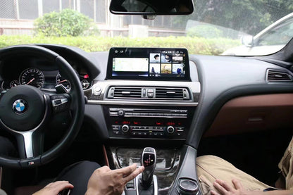 Crzcar free shipping 1920*720 quaclomm BMW 6 Series F06 F12 CIC NBT EVO OEM FIT REPLACEMENT 10.25″ 12.3'' Android Touch Screen Built-in Wireless Apple CarPlay Android Auto