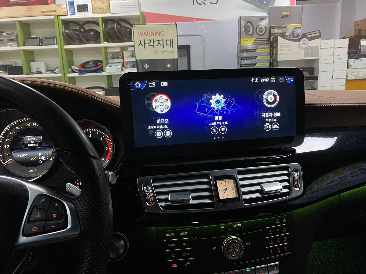 Crzcar free shipping 1920*720 Mercedes Benz CLS class W218 NTG5.0 2015-2018 10.25″ 12.3'' Android Touch Screen Built-in Wireless Apple CarPlay  Android Auto