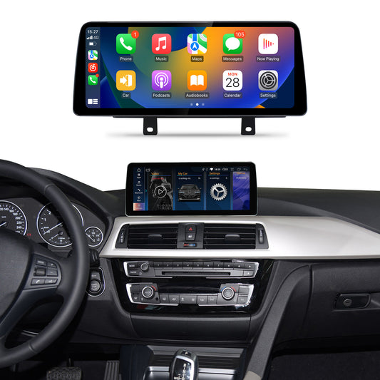 Crzcar free shipping 1920*720 BMW 3 Series 4 Series F30 F36 12.3″ Android Touch Screen Built-in Wireless Apple CarPlay  Android Auto