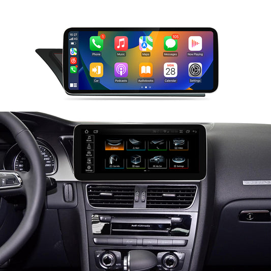 Crzcar free shipping for Audi A4 A5 Android 13 10.25'' 12.3'' 2009-2016 screen Quaclomm Snapdragon 8 core Wireless Apple CarPlay Android Auto