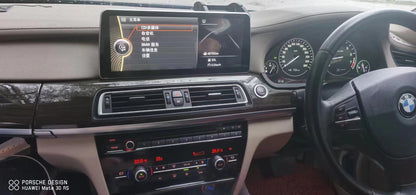 Crzcar free shipping 1920*720 quaclomm BMW 7 Series F01 CIC NBT OEM FIT REPLACEMENT 10.25″ 12.3'' Android Touch Screen Built-in Wireless Apple CarPlay Android Auto