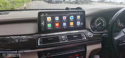 Crzcar free shipping 1920*720 quaclomm BMW 7 Series F01 CIC NBT OEM FIT REPLACEMENT 10.25″ 12.3'' Android Touch Screen Built-in Wireless Apple CarPlay Android Auto