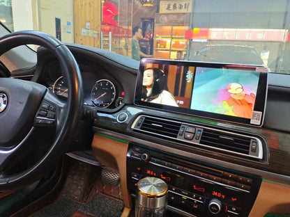 Crzcar free shipping 1920*720 quaclomm BMW 7 Series F01 CIC NBT OEM FIT REPLACEMENT 10.25″ 12.3'' Android Touch Screen Built-in Wireless Apple CarPlay Android Auto