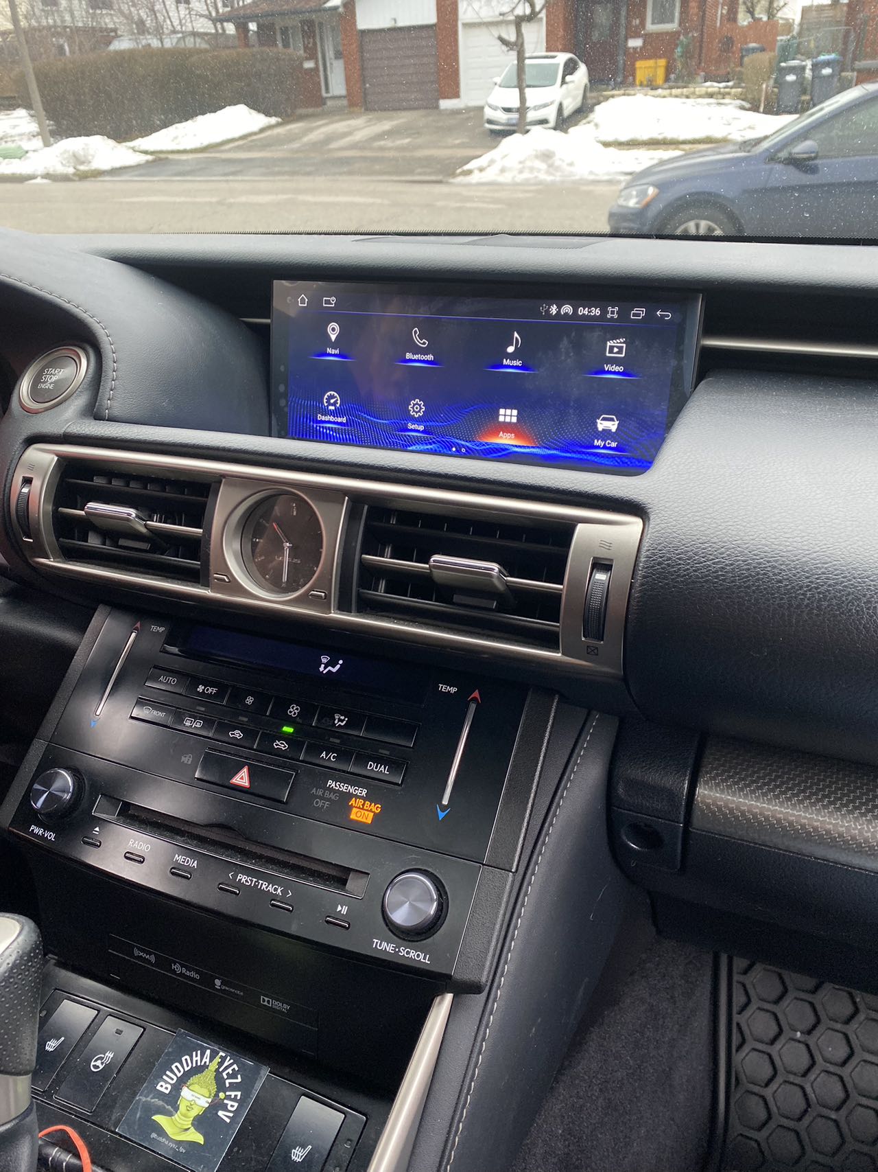 Crzcar free shipping 1920*720 10.25″ Quaclomm 665 8 CORE Android Touch Screen LEXUS IS RC 2013-2020 Apple CarPlay Android Auto