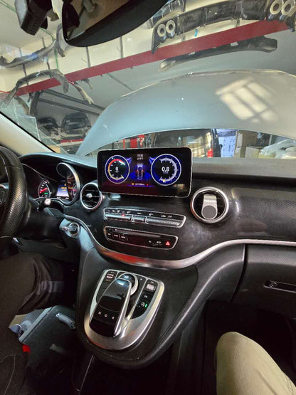 Crzcar free shipping 1920*720 Mercedes Benz V class X Class GLC NTG5.0 10.25″ 12.3'' Android Touch Screen Built-in Wireless Apple CarPlay  Android Auto