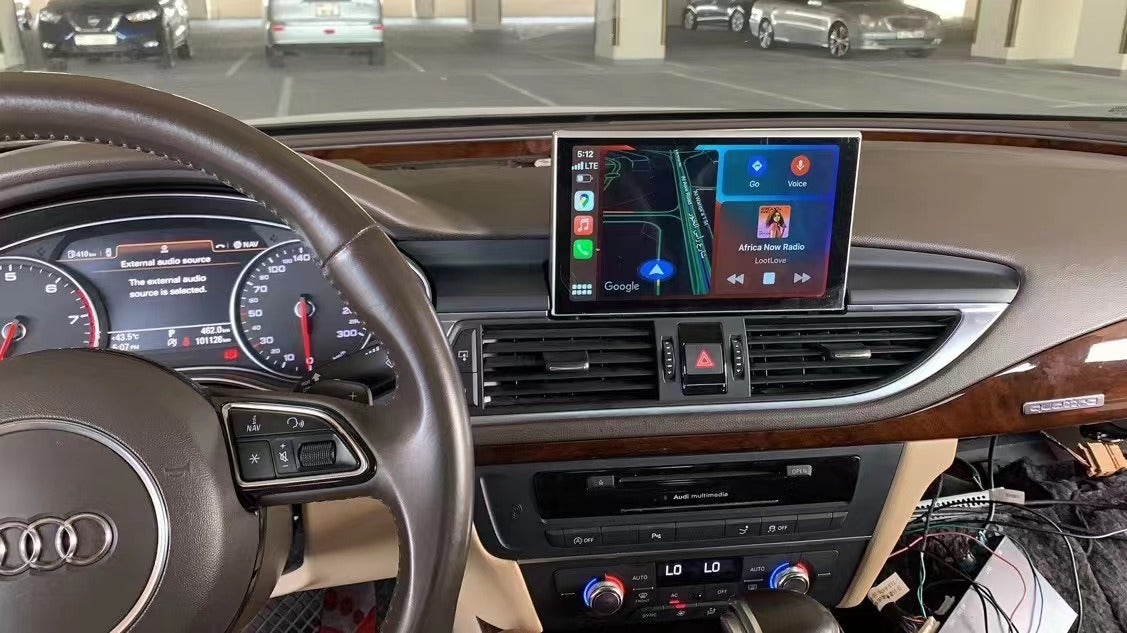 Crzcar free shipping for Audi A6 Android 13 9'' 2012-2019 screen Quaclomm Snapdragon 8 core Wireless Apple CarPlay Android Auto