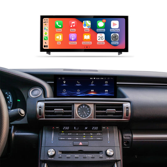 Crzcar free shipping 1920*720 10.25″ Quaclomm 665 8 CORE Android Touch Screen LEXUS IS RC 2013-2020 Apple CarPlay Android Auto