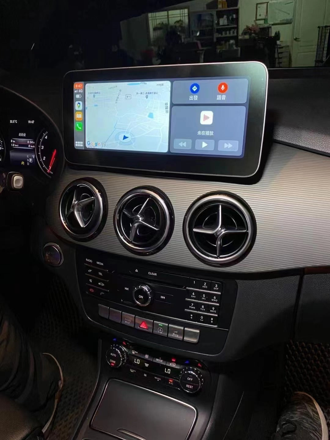 Crzcar free shipping 1920*720 Mercedes Benz B class W246 2015-2018 NTG5.0 10.25″ 12.3'' Android Touch Screen Built-in Wireless Apple CarPlay Android Auto