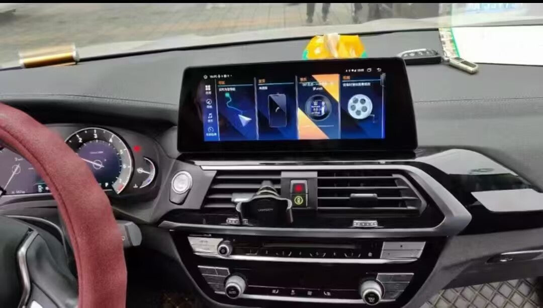 Crzcar free shipping 1920*720 quaclomm BMW X3 X4 Series G01 2019-2021 EVO OEM FIT REPLACEMENT 10.25″ 12.3'' Android Touch Screen Built-in Wireless Apple CarPlay Android Auto