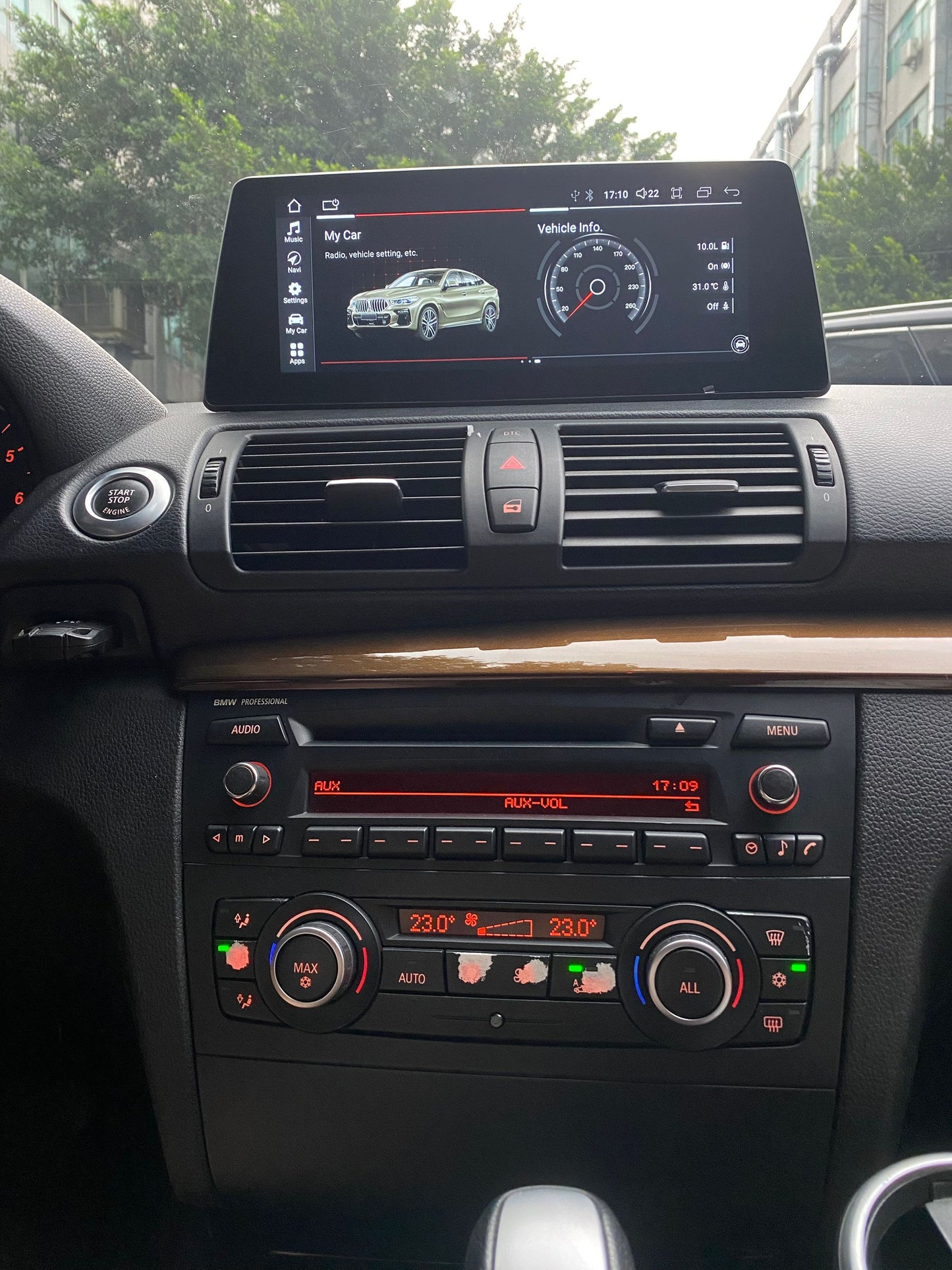 Crzcar free shipping for BMW E81 E82 E87 E88 1 Series 2series NON CCC CIC Android 13 12.3'' screen Quaclomm Snapdragon 680 8 core Wireless Apple CarPlay Android Auto