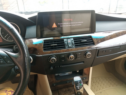 Crzcar free shipping 1920*720 quaclomm BMW 5 Series E60 CCC CIC OEM FIT REPLACEMENT 10.25″ 12.3'' Android Touch Screen Built-in Wireless Apple CarPlay Android Auto