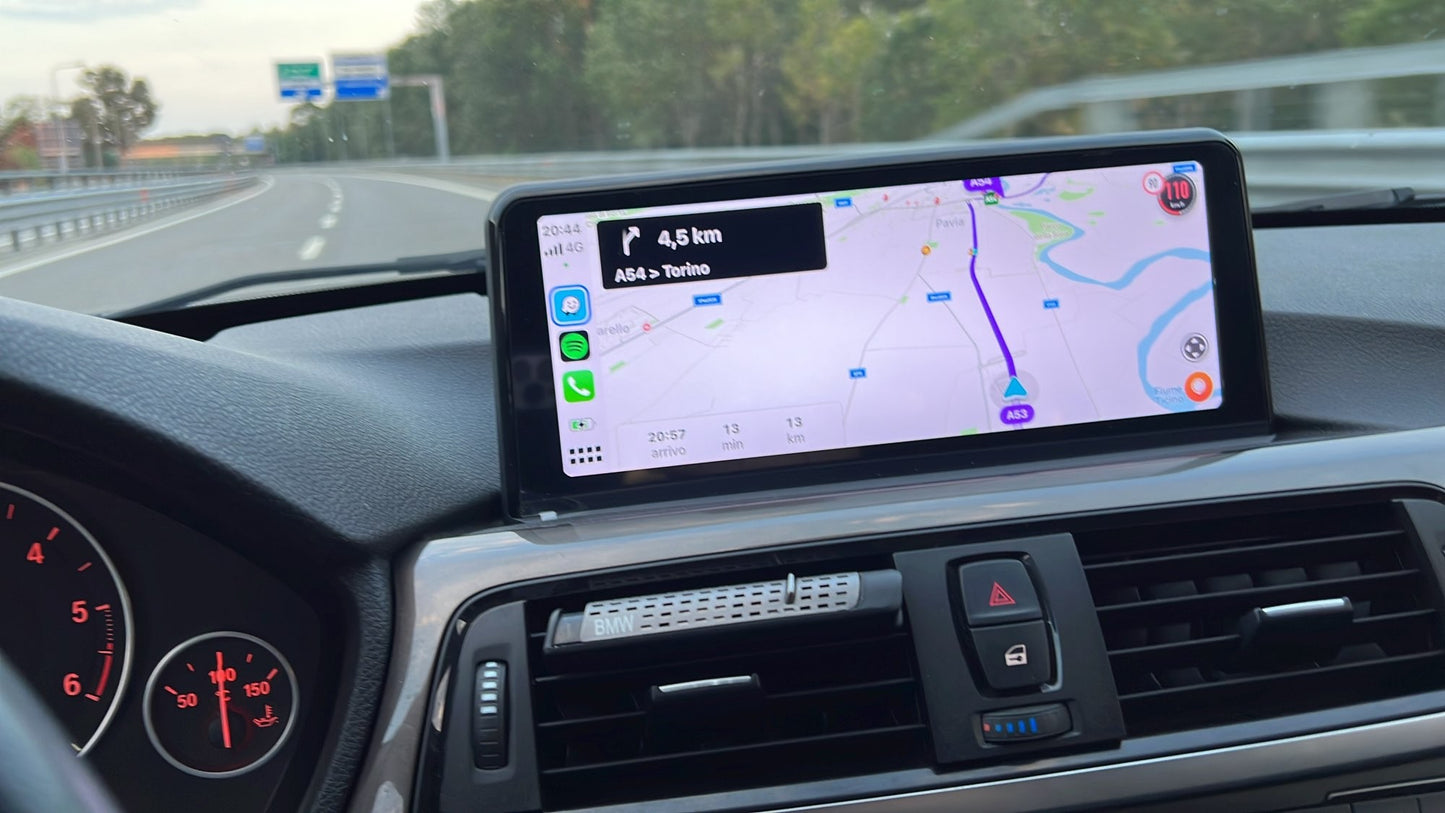 Crzcar free shipping 1920*720 BMW 3 Series 4 Series F30 F36 10.25″ Android Touch Screen Built-in Wireless Apple CarPlay  Android Auto