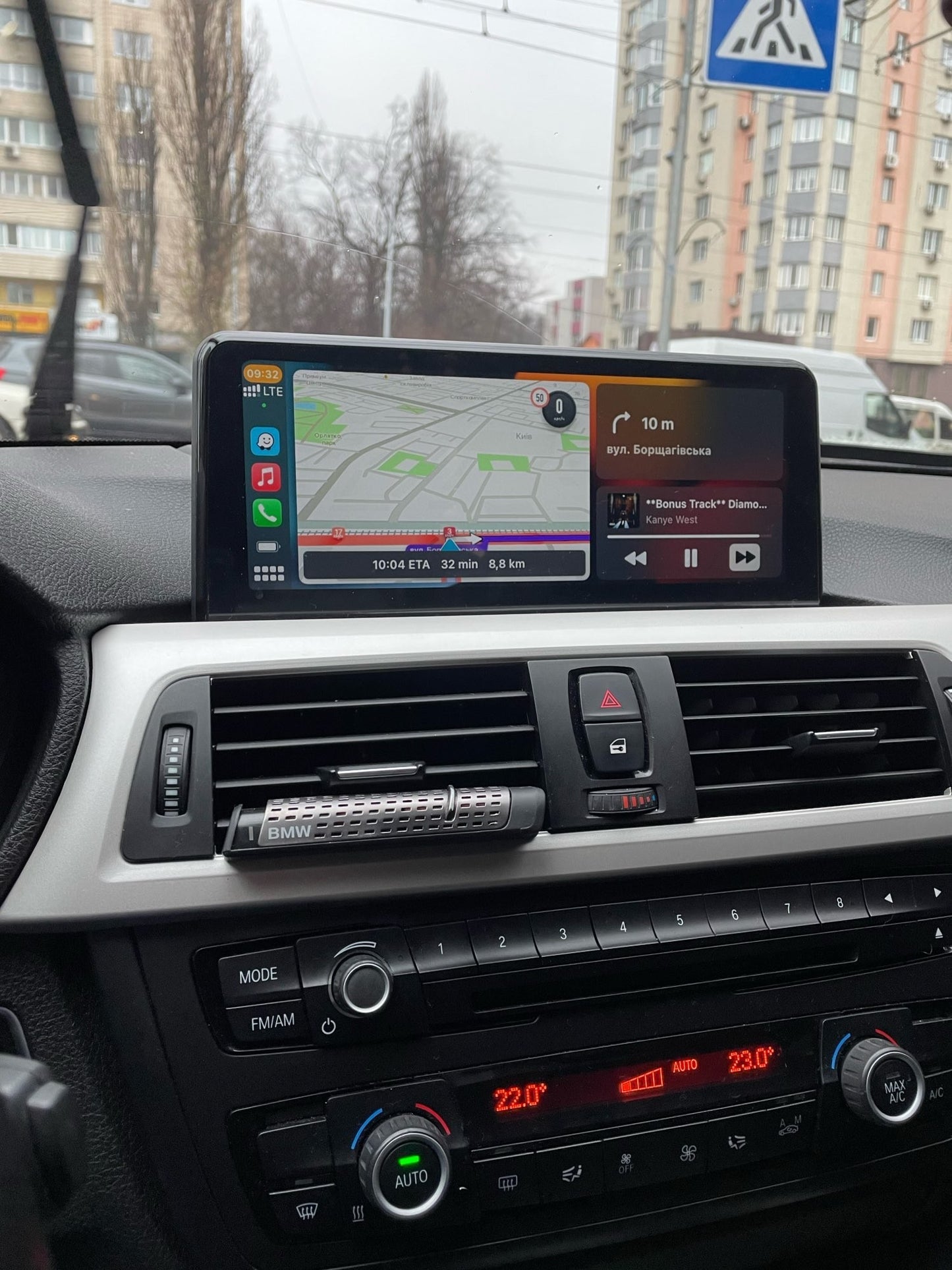 Crzcar free shipping 1920*720 BMW 3 Series 4 Series F30 F36 10.25″ Android Touch Screen Built-in Wireless Apple CarPlay  Android Auto