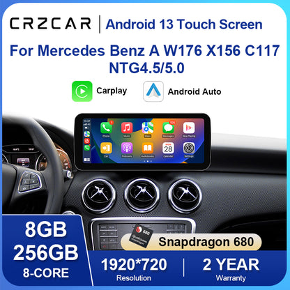 For Mercedes Benz A class W176 android touch screen carplay 