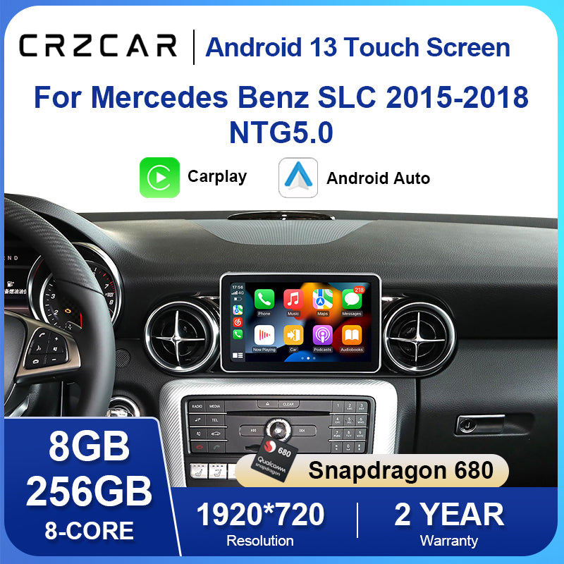 For Mercedes Benz SLC 2015-2018 NTG5.0 android touch screen carplay
